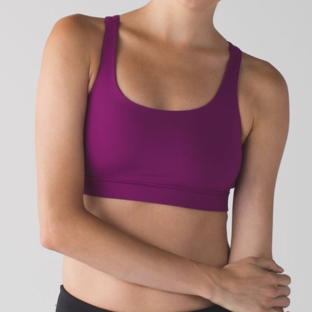 🦄 Lululemon Energy Bra Regal Plum Size 8